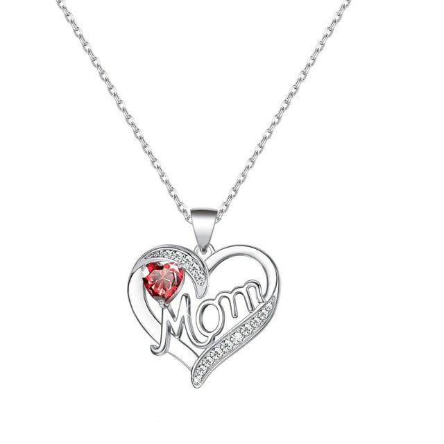 Collar de mamá para mujer Yuyangstore colgante de corazón Estilo B