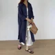 thumbnail image 5 of TFETTERS-Long Shirt Dresses for Women Casual Loose Long Sleeve Shirt X-Long Knee-Length Button Up Coat Korean Fashion clothes, 5 of 5