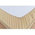 thumbnail image 3 of Premier 2000 Rayon Made from Bamboo Bed Sheets Set-Twin Beige Sheets, Ultra Soft Sheets-Deep Pockets 16"-Wrinkle Resistant-3 Pieces, Twin, Beige, 3 of 3