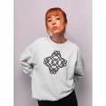 thumbnail image 2 of Celtic Knot Design. Sweatshirt Women -Image by Shutterstock, Female 3X-Large, 2 of 4