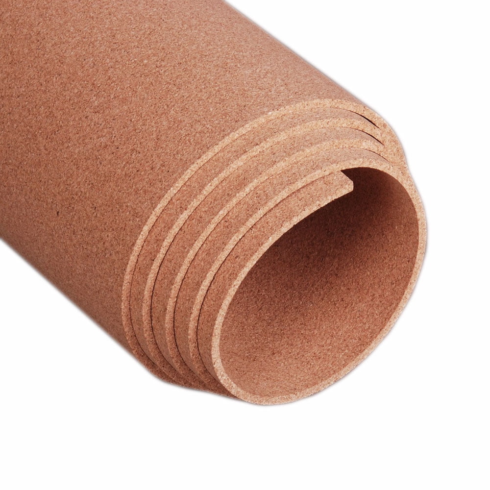 Manton Industrial Premium Grade Cork Roll: 4' x 5' x 1/4" Bulletin Board & Pinable Wall Panel