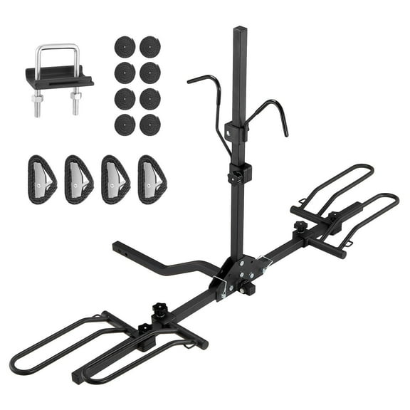 "2-Bike Rack Hitch Mount – Foldable Carrier for Cars, Trucks & SUVs – Fits 1.25”/2” Receivers"