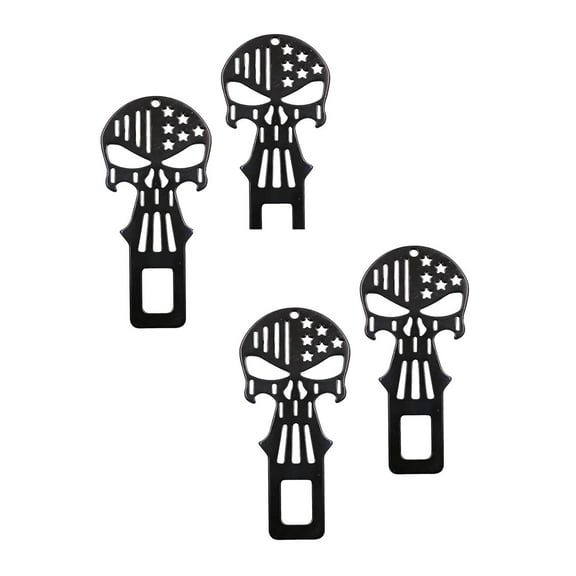 4pcs Seat Belt Accessories Multiple Locking Tongue Seat Belt Components Stronger Multifunctional Bottle Opener
