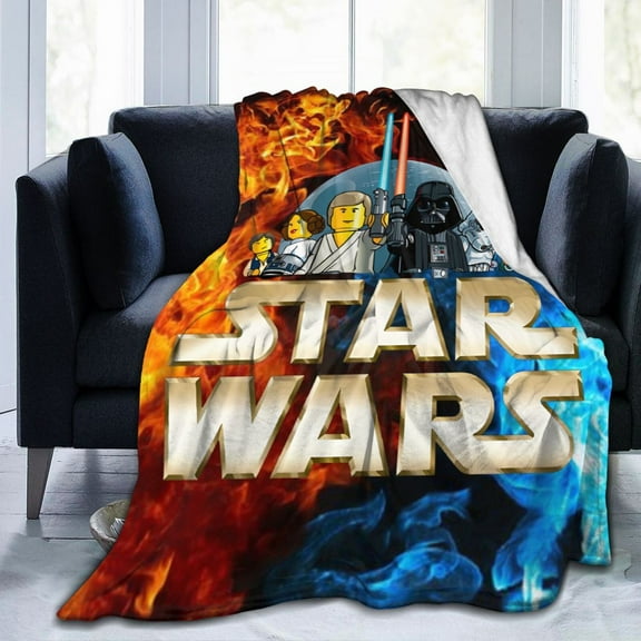 Ultra-Soft Micro Fleece Warm Darth Vader Blanket Throw Fluffy Fleece Blanket Decorative Quilt Four Seasons Lightweight For Couch Sofa Travel Camping Office 80"X60"