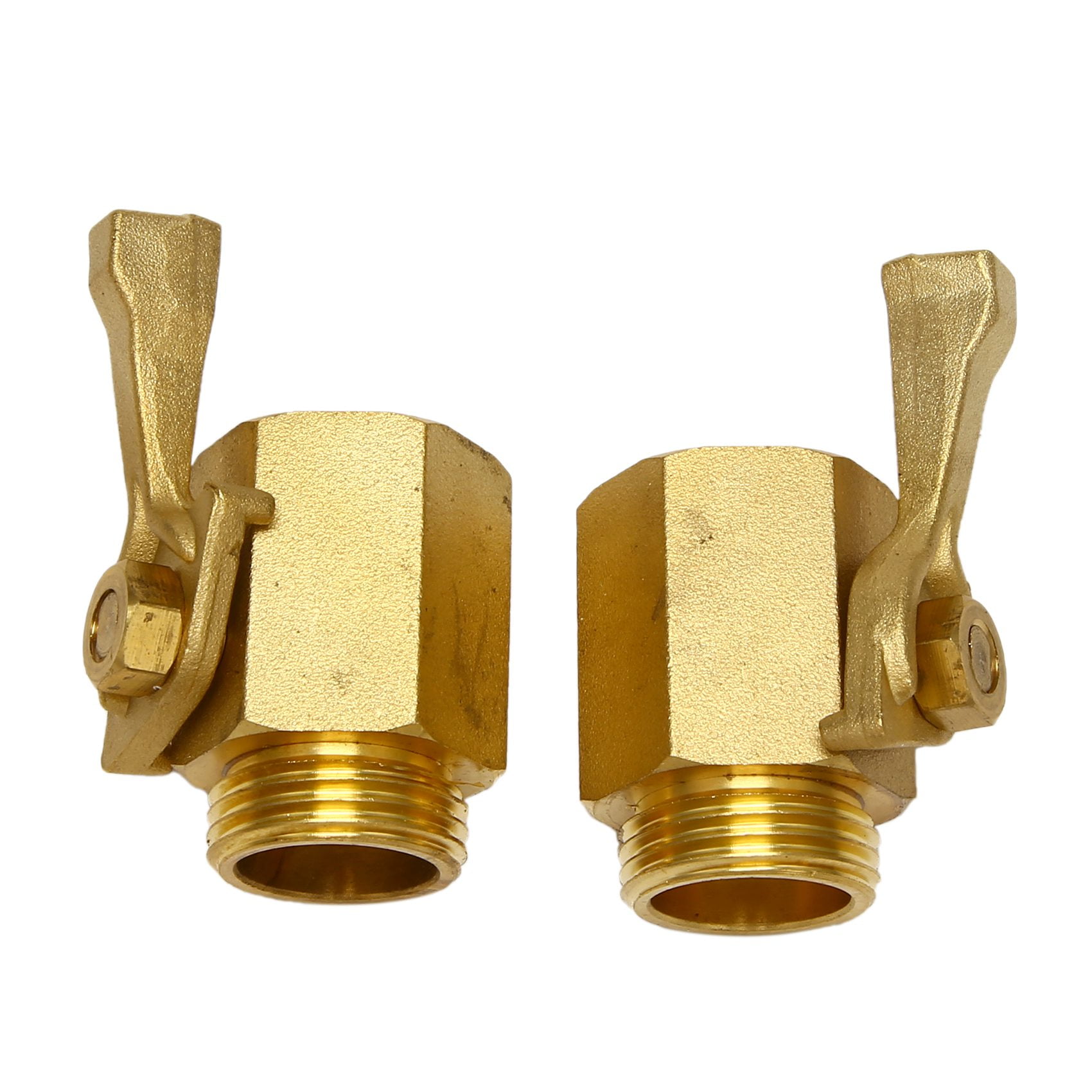 Benefischl Heavy Duty 3/4 Inch Brass Shut Off Valve Garden Hose