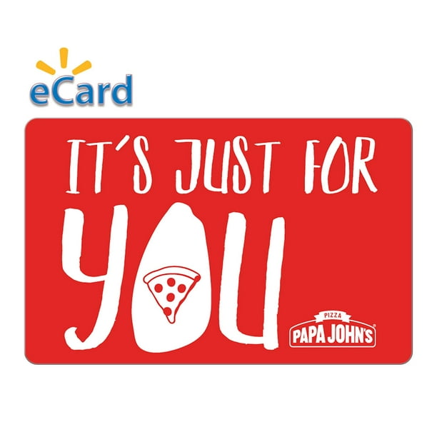 Papa Johns $15 Thank You Gift Card (Email Delivery) - Walmart.com