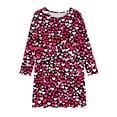 thumbnail image 4 of LOVZFMLL Fashion Summer Short Sleeves Round Neck Solid Color Dress, 4 of 4