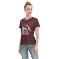 thumbnail image 4 of Women's Basic Short Sleeve T-Shirt Detective Conan Moriland, 4 of 6
