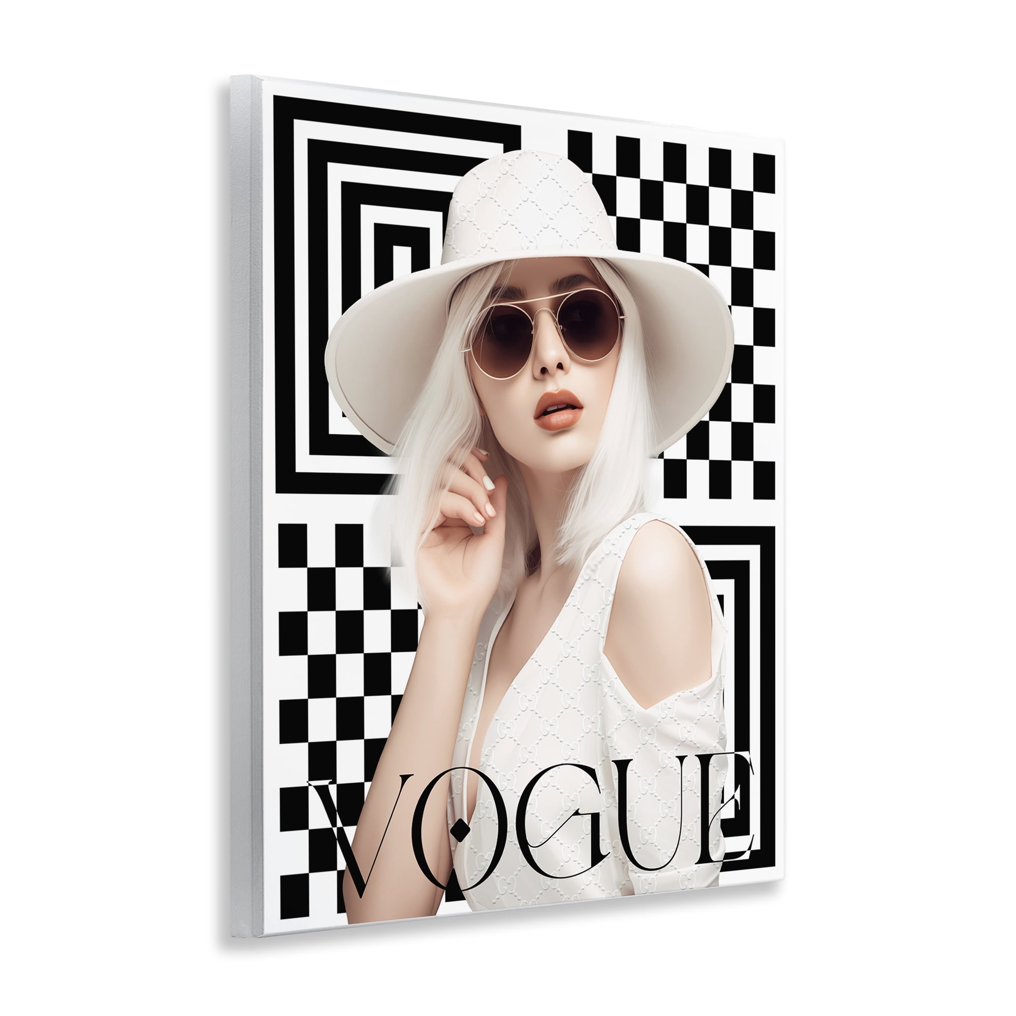 Stupell Industries Mod Elegance Woman Fashion Painting Unframed Art Print Wall Art, 11 x 14