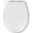 thumbnail image 1 of Soft-close toilet seat with quick-release for easy top mounting o-shape, 1 of 5