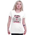 thumbnail image 3 of Breast Cancer My Mom is an Angel Womens Slim Fit Graphic Tee Brisco Brands S, 3 of 5