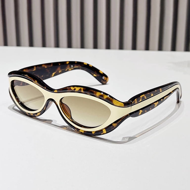 Outdoor Toys Cat Eye Sunglasses for Women Cute Oval Thick  display picture 2