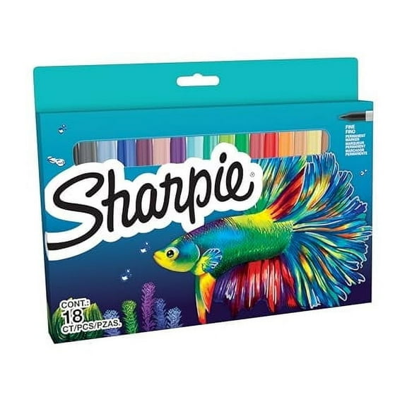 Sharpie Permanent Marker Set | Limited Edition Color Assortment | Fine Point | 18 Count Marker Pens