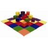 12-Pc. Toddler Blocks & 1 Patchwork Toddler Mat in Primary Colors