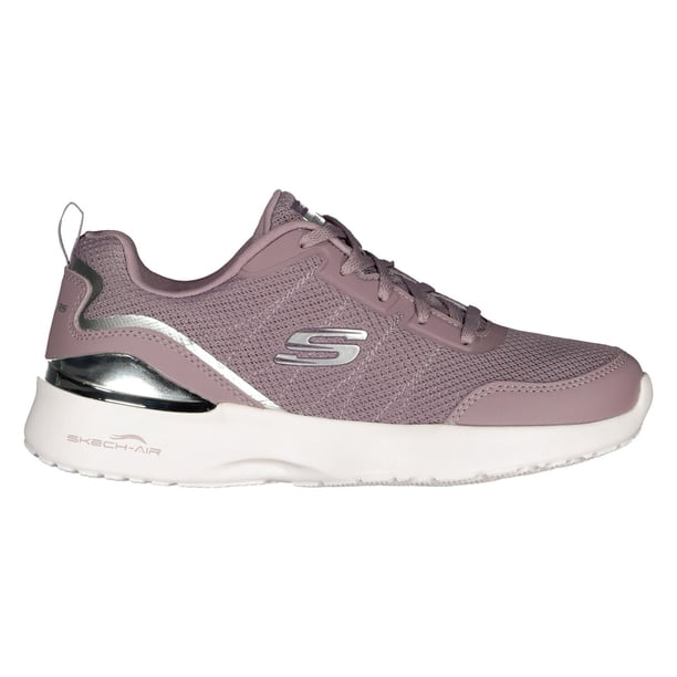 Tenis Skechers Deportivos Memory Foam Sneackers Originales violeta oscuro 24