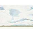thumbnail image 2 of Pattinian, Merri 24x17 White Modern Wood Framed Museum Art Print Titled - Spring Clouds I, 2 of 4