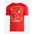 thumbnail image 5 of Peanuts Snoopy Men's and Big Men's Lunar New Year Graphic Tee, Sizes S-3XL, 5 of 5