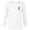 White, variant on Princess Ariel Small Print - Long Sleeve T-Shirt for Men - Customized-Navy