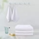 thumbnail image 3 of Paños faciales de microfibra para baño, paños desmaquillantes reutilizables, paños ultra suaves y absorbentes, paquete de 6, color blanco, 3 of 8