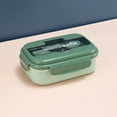 thumbnail image 6 of Leakproof Bento Box Set, 1100ML Containers, Microwave Safe, Dishwasher Friendly, 4 Compartment Design, for Office Travel, Food Storage Containers, Stainless Steel Material, Compact Lunch DinXzu, 6 of 9