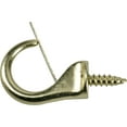thumbnail image 3 of Hillman 536184 Safety Cup Hooks, Screw Hooks, Brass (1-1/4") 3 Piece, 3 of 5