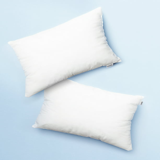Nestl Pack of 2 Throw Pillow Inserts Decorative Soft Rectangle Pillow  Cushion, Premium Hypoallergenic Stuffer Pillow Insert, 12