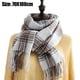 thumbnail image 2 of Bufanda de invierno para mujer, chal de cachemira con borlas y cuadros grandes, bufandas de gran tamaño, bufandas cálidas y acogedoras para invierno y otoño, 2 of 6