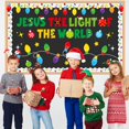 thumbnail image 4 of El tablón de anuncios navideño ojustbeok Jesus Light of World, 4 of 7