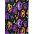 thumbnail image 2 of Coolnut Halloween Pumpkin Purple Rectangle Tablecloth 54x72In,Dinner Table Cover for Outdoor & Indoor Patio, Picnic, BBQ, Holiday Party Halloween Decoration, 2 of 7