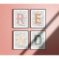 thumbnail image 4 of "READ" Alphabet Wall Art Posters Classroom Decor - 8x10 Inch Canvas Prints Unframed Set of 4, Homeschool Decor for Children's Reading Corner, 4 of 7