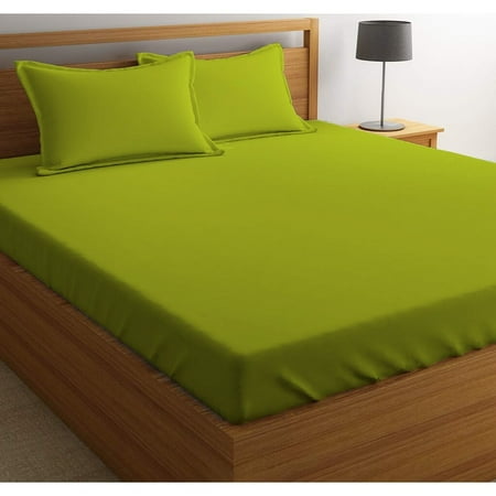 Context Soft Wrinkle Free Microfiber Bed Sheet Set w/ Pillow Cover GREEN Twin