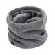 thumbnail image 5 of Polaina de cuello de invierno con forro polar y bufanda térmica para motociclismo, ciclismo y senderismo. Gris, 5 of 9