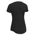thumbnail image 2 of Expert Brand USA-Made Women's DriMax™ Cinch Back Athletic T-Shirt, Black, XL, 2 of 3