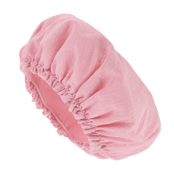 Unique Bargains Women's Lightweight Bath Caps 1 Pc Pink
