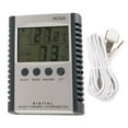 thumbnail image 1 of Termómetro digital LCD higrómetro medidor digital de temperatura y humedad para interiores y exteriores, 1 of 14