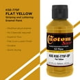 thumbnail image 2 of Custom Shop Flat Yellow - Ez-Flow Striping & Lettering Enamel, 1/4 Pint, 2 of 5