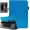 Blue, variant on Universal 10 Inch Tablet Case, Universal 10.1 Inch Tablet Case,  Protective Folio Stand Android Case for 9.6-11 Inch Tablet with Hand Strap and Cards Slots, Brown