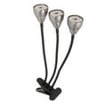 thumbnail image 2 of Lámpara LED de espectro completo para cultivo de plantas de interior, con clip y alimentación por USB, 3 cabezales, 2 of 14