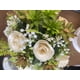thumbnail image 2 of Arreglo floral rosa blanca artificial, 2 of 5