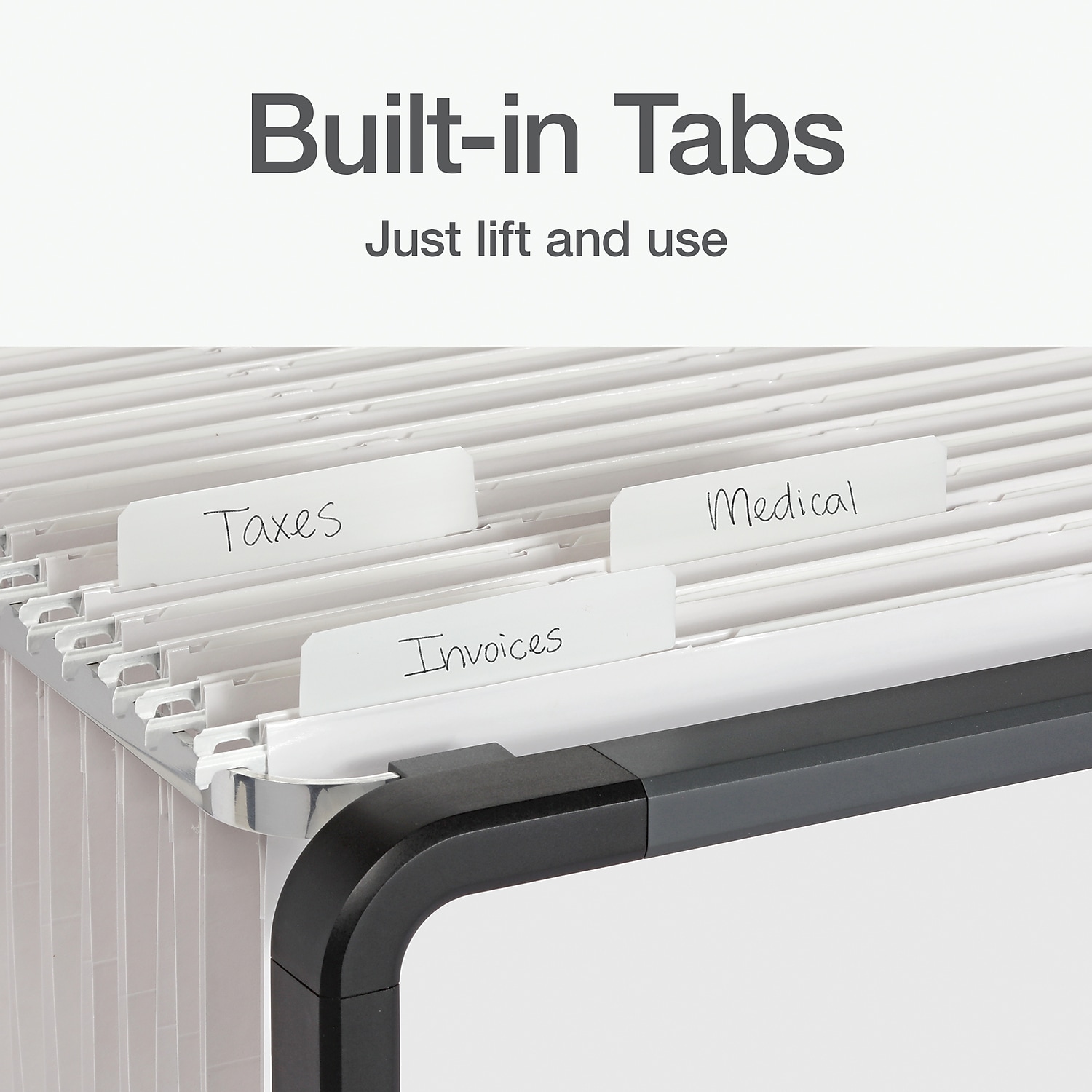 Pendaflex Standard Reinforced Hanging File Folder 6-Tab Letter White 20/Box (1006985)