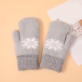 thumbnail image 2 of Daznico Winter Gloves, Winter Jacquard for Thermal Cold Weather Warm Knitted Mittens Outdoor Cycling Windproof Touchscreen Compatible, 2 of 4