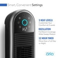 thumbnail image 4 of Lasko 22" Smart Tower Heater Powered by Aria, WiFi, Works with Alexa, Google, Black, AR122, 4 of 12