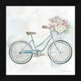 thumbnail image 2 of Cynthia Coulter 20x20 Black Modern Wood Framed Wall Art Titled - Vintage Bike w/flower basket I, 2 of 6