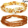 thumbnail image 2 of 2PCS Women Waist Bead Chain Fashion Bead Body Chain Belly Chain for Beach, 2 of 10