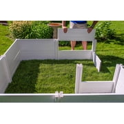 Vita Gardens Outdoor Patio Gardening Composting Keyhole Garden Bed, 6L x 6W