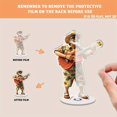 thumbnail image 3 of Rotating acrylic ornament featuring Jimmy Buffett playing guitar in a festive Christmas style against a white background, 3 of 7