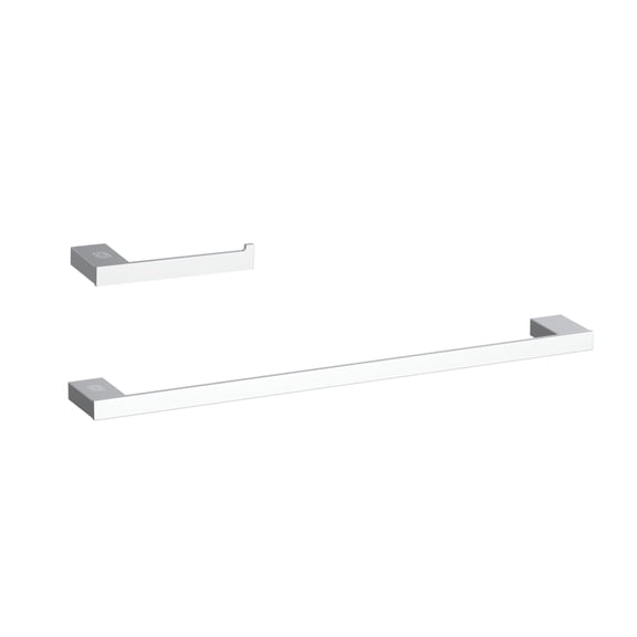 Sofia 2-Piece Bathroom Hardware Set in Chrome