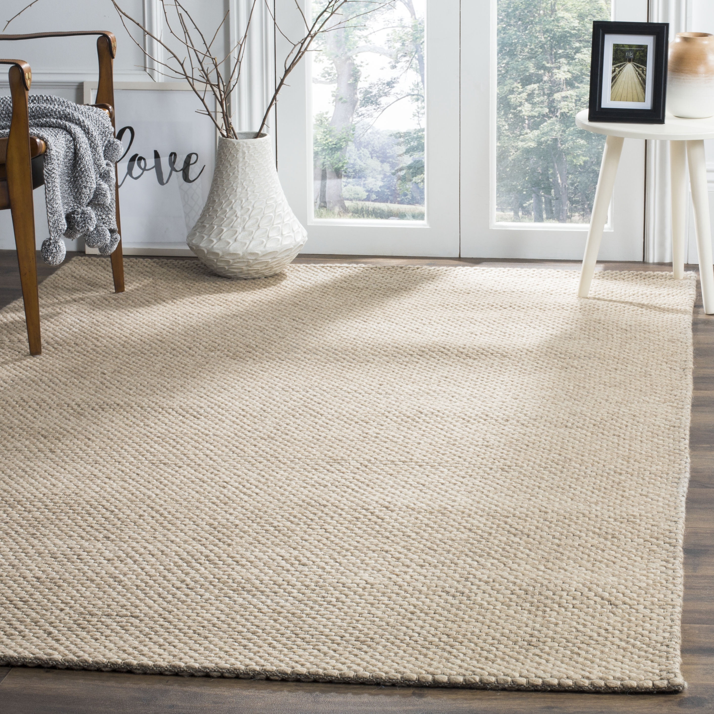 SAFAVIEH Natura Corine Geometric Area Rug, Beige, 9' x 12'