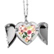 thumbnail image 1 of Dibujo Acuarela flores hojas Alas de ángel collar colgante regalo de moda Unbranded M, 1 of 3