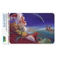 thumbnail image 1 of Christmas Holiday Santa Claus Night Sleigh Ride Home Business Office Sign, 1 of 7